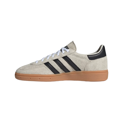 Adidas Spezial Alumina – gegenüberliegende Seitenansicht der Retro-Unisex-Sneaker aus Wildleder mit Gummisohle und schwarzen Streifen