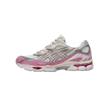 ASICS GEL NYC Cream Mineral Beige – Innenseite mit synthetischen Overlays, Lederdetails und stabiler Gummisohle