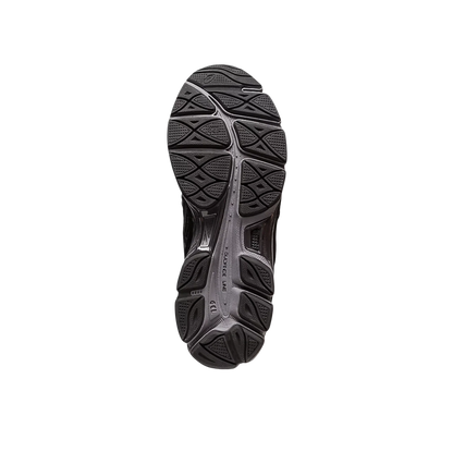 ASICS GEL NYC Graphite Grey Black – Sohlenansicht mit rutschfester Gummisohle und technischem Grip-Profil